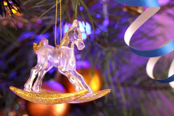 Horse Christmas tree toy