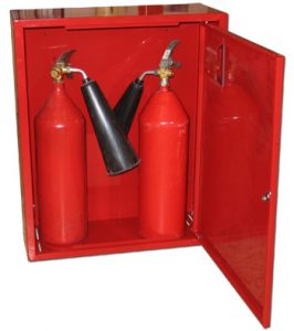 Шкафы для огнетушителей